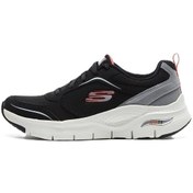 Resim Skechers Arch Fit Gentle Stride Leather Womens Sneaker Hakiki Deri Kadın Günlük Spor Ayakkabı Siyah Siyah 