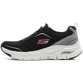 Resim Skechers Arch Fit Gentle Stride Leather Womens Sneaker Hakiki Deri Kadın Günlük Spor Ayakkabı Siyah Siyah 