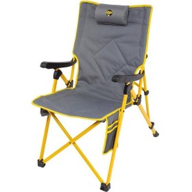 Resim Funky Chairs Comfort 3 Kademeli Katlanabilir Kamp Sandalyesi - Sarı-932 Siyah - Siyah 