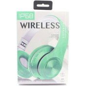 Resim Polygold P68 Bluetooth Stereo Kablosuz Turkuaz Kulak Üstü Kulaklık 