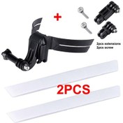 Resim Süper Set-motosiklet Kask Çene Gopro Hero Için Montaj Tutucu Standı 7 8 9 10 Yi Djı Eylem Kamera Aksesuarları İçin Siyah Tam Yüz Tutucu 