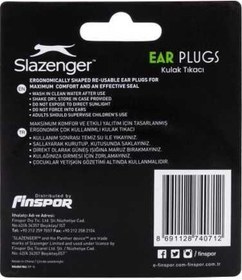 Resim Slazenger Kulak Tıkacı Ear Plugs Ep-6 Clear Şeffaf 
