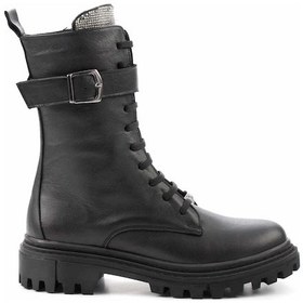 Resim Siyah Platin Leather Kadın Bot & Bootie K02178001603 Siyah Platin 