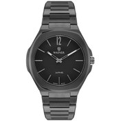 Resim Wainer WA.10122-C Erkek Kol Saati | Siyah 316L Çelik Saat 