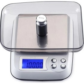 Resim Pazariz Büyük Boy Dijital Hassas Terazi Tartı 500 gr 0.01 gr El Tipi Ölçüm Mesafesi 100 Beyaz 