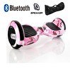 Resim Citymate KYK1001B Akıllı Dengeli Elektrikli Kaykay Scooter Hoverboard - Hover Kart - Çanta Full Paket Pembe Desen 4 