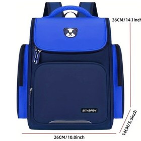 Resim Turcoshop11 Gençler İçin Uzay Temalı Kraliyet Mavisi Küçük Okul Sırt Çantası 6 12 Yaş Hafif Dayanıklı Çoklu Bölmeler Kraliyet Mavisi 