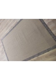 Resim Çam Halı Sisal 9709 Bej / Gri Bordürlü Jüt Sisal Kilim - 200x300 