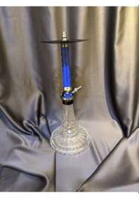 Resim Mavi Çelik Nargile Takımı 