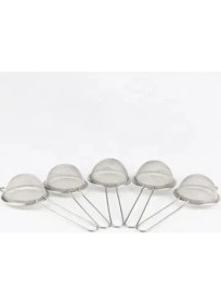 Resim Esmo Home Promosyonca Metal Çay Süzgeci, Uzun Saplı, Gümüş Rengi 
