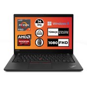 Resim LENOVO T14 G2 AMD Ryzen 7 5850U 32GB 512GB SSD 14'' Windows 11 Pro 20XLS3FUTX004 