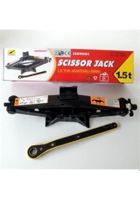 Resim Scissor Jack Makaslı Mekanik Kriko 1.5ton Otomatik Kol 