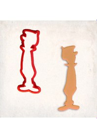 Resim Jetsons George Kurabiye Kalıbı Şekillendirici Kopat KIrmızı 