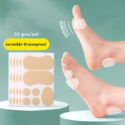 Resim Gizli Su Geçirmez Ped Seti - 20 ile 35 adet arasında, Yüksek Topuklu ve Loaferlar için Ayak Bileği Koruyucuları, Ayakkabılar ve Parmaklar için Kaymaz Sızdırmazlık Önleme 