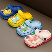 Resim Yeni Çocuklar İçin Sevimli Dinozor Desenli EVA Yumuşak Rahat Nefes Alabilir Kız Bahçe Ayakkabısı Kaymaz Sandalet Plaj Banyo Hızlı Kuruma Yüksek Kalite Şık Hafif Tasarım Ev ve Dış Mekan Kullanımı Tüm Mevsimler 