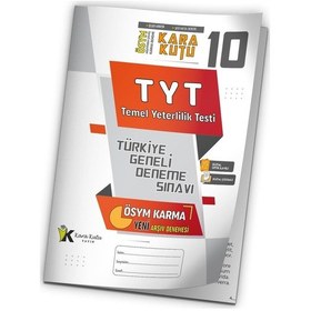 Resim 2026 TYT ÖSYM Arşivi Karma Kara Kutu Çıkmış Soru Türkiye Geneli D. Çözümlü Deneme 10/10.Kitapçık 