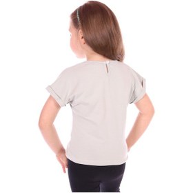 Resim Toontoy Kids Toontoy Kız Bebek Tavşan Baskılı Nakışlı Tişört Yeşil 