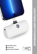 Resim İWALK MiniBoy PD Hızlı Şarz Özellikli 4.800MaH Powerbank DBL5000PL iPhone ve AirPods Uyumlu 