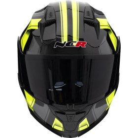 Resim Icon Çene Açılır Kask Siyah Vizörlü 