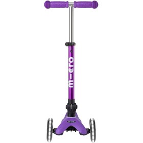 Resim Micro Mini Deluxe Foldable 3 Tekerlekli Scooter Led Mor - Mor / 2-5 Yaş 