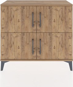 Resim Arges Şifonyer 3 Raflı 4 Kapaklı 88x30x80 Çam-çam Çam 