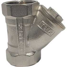 Resim Kalde 11/4" Sarı / Krom Pislik Tutucu Su Filtresi DN32 - Threaded Strainer 