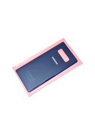 Resim Tkgz Samsung Galaxy Uyumlu Note 8 Arka Pil Batarya Kapağı Cam Lacivert 