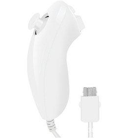 Resim Reedark Wııu/wıı Sol Kablolu Oyun Kumandası - Ergonomik Beyaz Kavisli Tasarım 