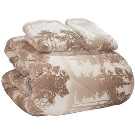 Resim Merinos Comforter Yorgan Set Hera Bej Çift Kişilik 220x240 Cm Bej 
