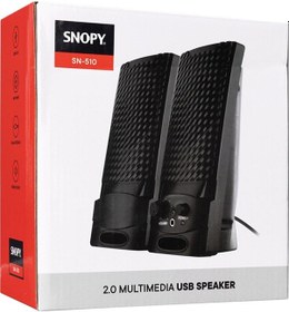 Resim Snopy Sn-510 3 Watt Usb 2.0 Siyah 1+1 Speaker 4741 