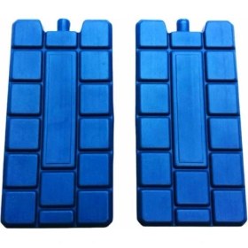 Resim 2 Adet Dolu Plastik Buz Aküsü - Uzun Süre Soğuk Tutan Jel Akü - Taşınabilir Dolu Buz Aküsü - Gıda ve Içecek Soğutucu Dolu Buz Aküsü | Kamp, Piknik ve Seyahat Için 