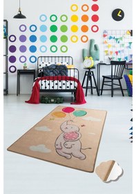 Resim Balloons 140X190 Somon Çocuk Ve Bebek Halısı Somon 
