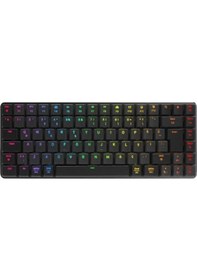 Resim Rampage W-granıte Siyah-gri Low Profile Blue Swıtch Mekanik Gaming Oyuncu Klavye Q Rgb 2,4 Ghz+ Bt 