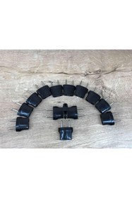 Resim Kelepir Fırsatlar 14 Adet Amerika Uçlu Prizlerini Türkiye Uçlu Pirize Çevirien Dönüştürücü Adaptör Yerli Üretim 