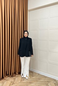 Resim Sara Blazer Ceket Siyah 70147-SIYAH - 1 Beden 