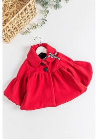 Resim Balon Kollu Bebe Yakalı Kız Bebek Mont 001 