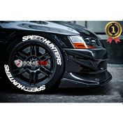 Resim Speedhunters Lastik Yazısı 2.5 Cm Ürün 4 Adet + Yapıştırıcı Tutkal Garantili 