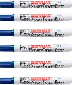 Resim Snowman Bg-12 M Tahta Kalemi Mavi - 10 Adet 