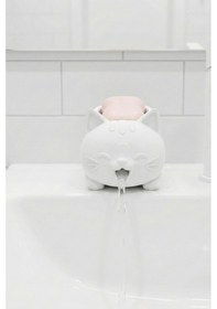 Resim Sevimli Kedi Sabunluk Plastik Banyo Dekoratif Aksesuar 