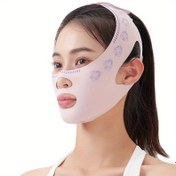 Resim [Gentle Care] V-Line Yüz Şekillendirici ve Zayıflama Bandajı - Yüz Masaj Askısıyla Çene Çekme Kemer Maske, Kokusuz, Kontürleme ve Sıkılaştırma için Cilt Sıkılaştırma Maskesi, Yüz Şekillendirme Kemer|Vneckline Şekillendirici|Cilt Sıkılaştırma Maskesi, Yüz Kaldırma Kemer 