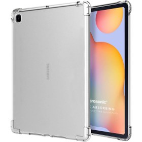 Resim Samsung Galaxy Tab S6 Lite 10.4" P610 Kılıf Shock Absorbing Şeffaf 
