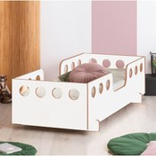 Resim MiniWood Çocuk Ve Bebek Yatak Montessori Yatak Mdf Karyola 