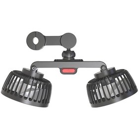 Resim Besthome1 Araba Koltuk Soğutucu Fanı, 5v Usb, 3 Hızlı, 120+360 Açı, 5 Yaprak, Düşük Gürültü 