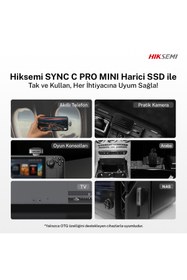Resim Hiksemi S450 USB-C Taşınabilir SSD 128 GB - PC/Android/Type-C Cihaz Uyumlu - 450 MB Okuma / 400 MB S 
