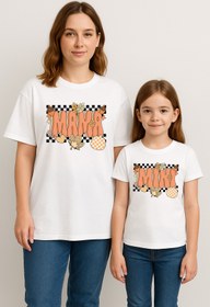 Resim SVART WEAR MAMA MINI Anne Kız Kombin Tişört Takımı T-Shirt Twin Anne Kız Çocuk Oversize MAMA MINI (TEKLİ FİYAT) 