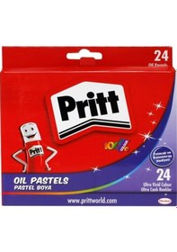 Resim Pritt Pastel Boya 24lü - 2 Paket Çok Renkli 