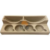 Resim Karavan Tabak ve Fincan Tutucu 47 CM X 18.5 CM Çok Renkli 