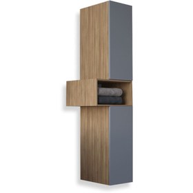 Resim TETA HOME Madrid Mdf Banyo Boy Dolabı 