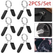 Resim 2 adet 24/25/28/30mm Barbell Kelepçesi, Bahar Kilit Klipsleri, Jimnastik Ağırlık Dambıl Kilidi, Standart Kaldırma Seti, Barbell Kilidi 