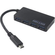 Resim PrimeX Plus PX-2520X4 Type-C USB 3.0 4 Port Çoklayıcı 5Gbps U31X4 